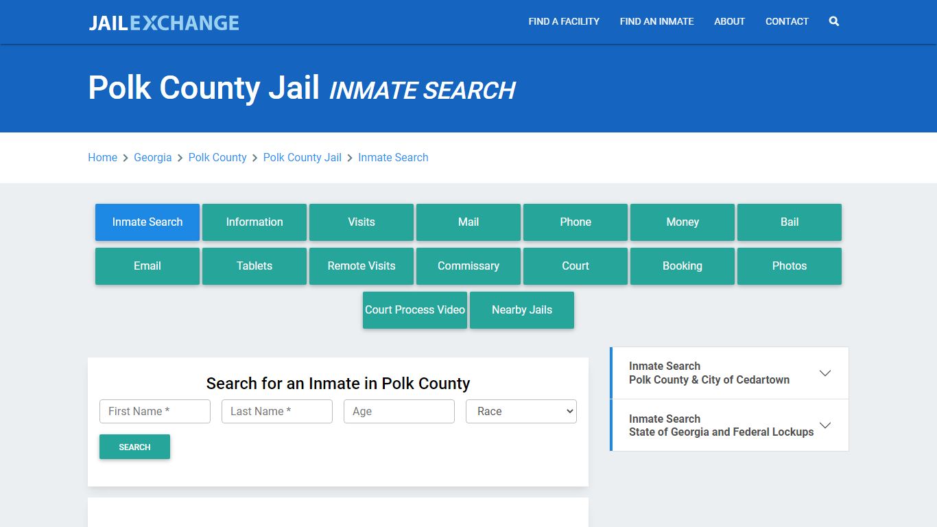 Polk County Jail, GA Inmate Search: Roster & Mugshots